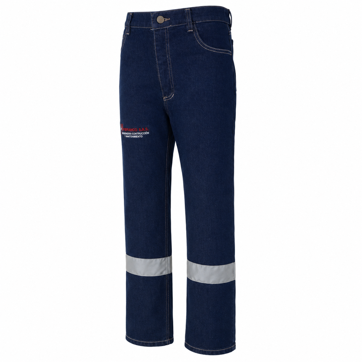 Pantalón jean de dotación 3 Pantalón jean con reflectivos
