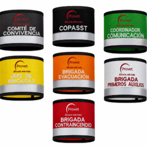 Brazaletes para brigadistas