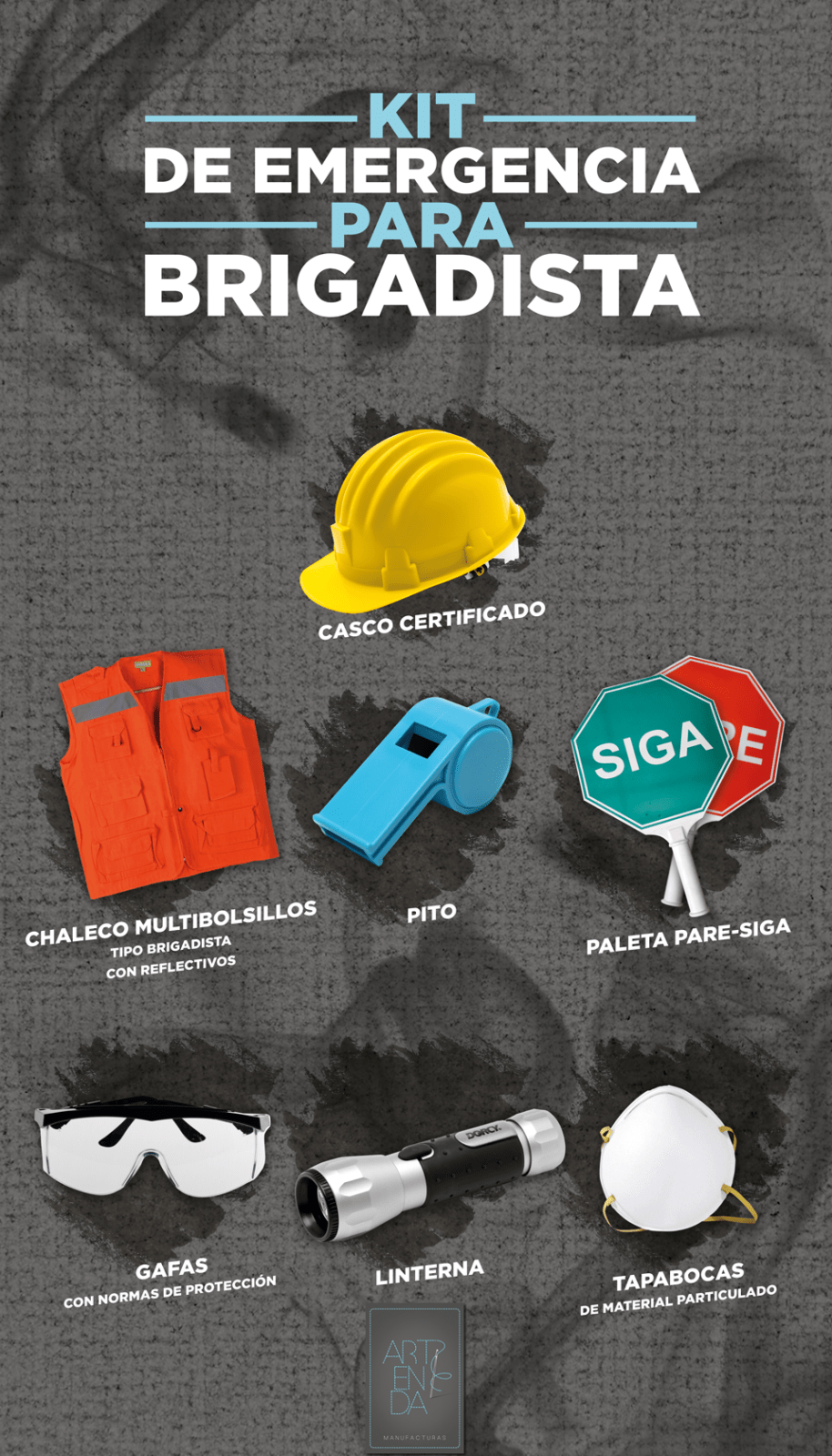 Kit de emergencia Brigadista