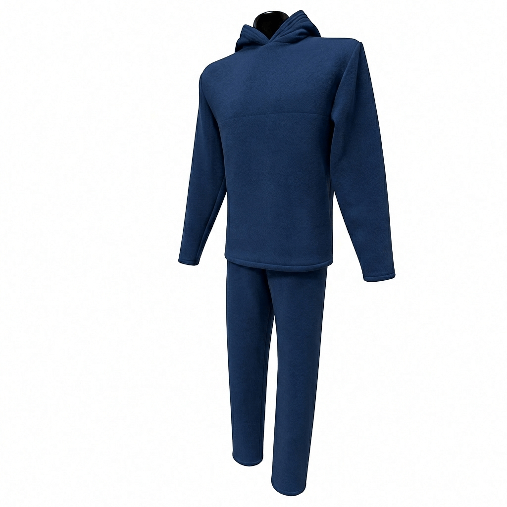 Pijama térmica cuarto frío 3 Pijama térmica primera capa para cuartos frios azul