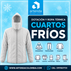 Dotación y ropa térmica cuartos fríos