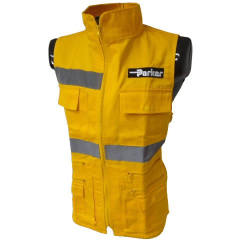 Chaleco tipo periodista 5 chaleco periodista amarillo con reflectivos