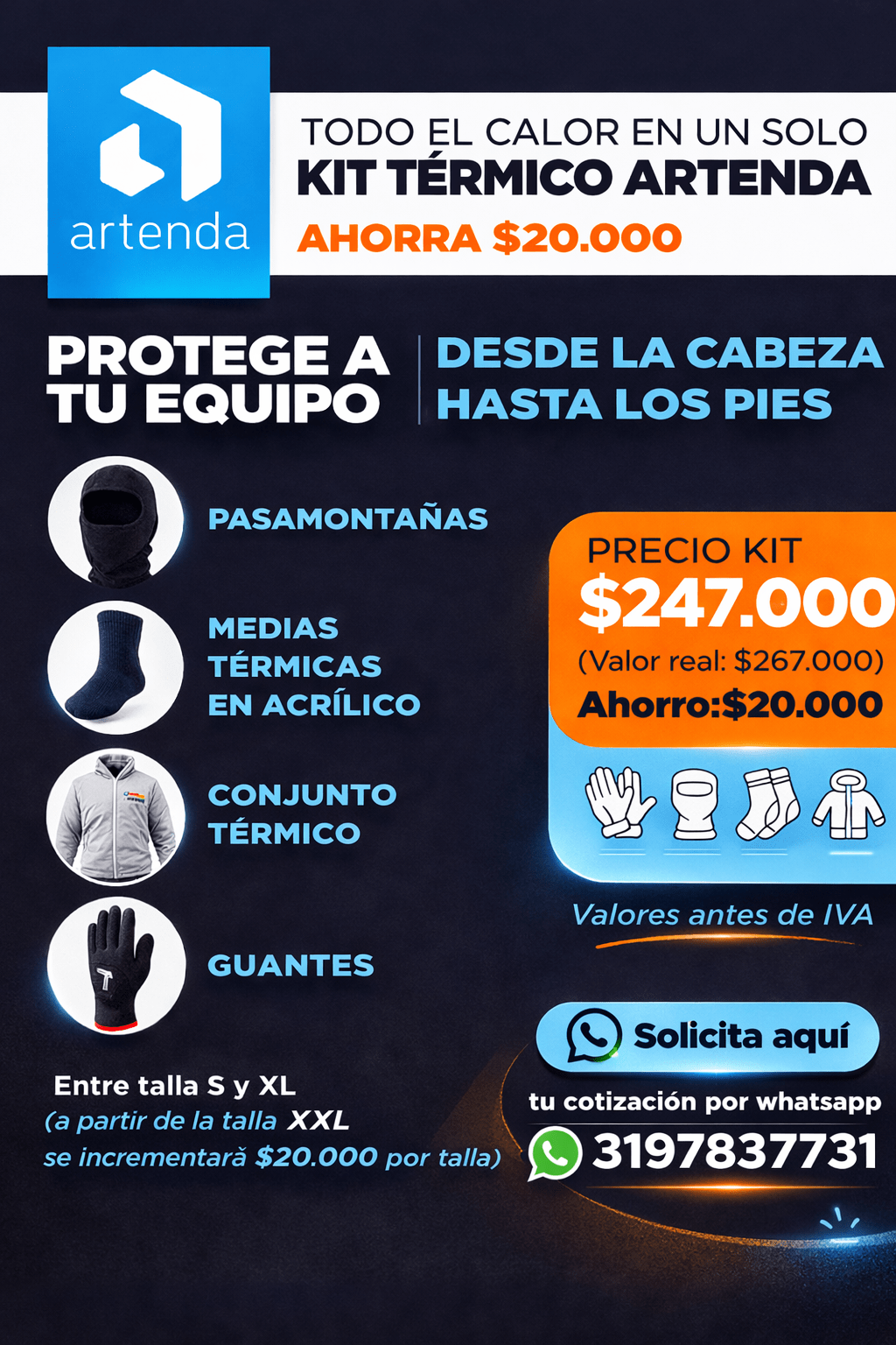 kIT TÉRMICO CUARTO FRIO 2026